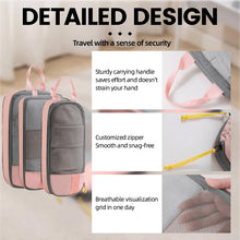 Load image into Gallery viewer, Compressed Packing Cubes Travel Storage Set