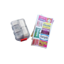Load image into Gallery viewer, DIY Mini Pill Case With Labels