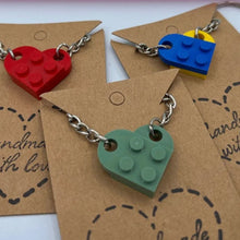Load image into Gallery viewer, Cute Heart Shape Matching Brick Keychain For Couples