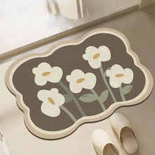 Load image into Gallery viewer, Super Absorbent Flower Non-Slip Mat