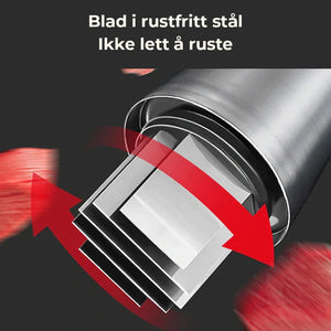 Manuell presset hvitløkshakker