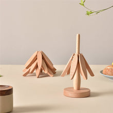 Load image into Gallery viewer, Wooden Leaves Design Coaster