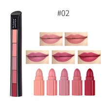 Load image into Gallery viewer, Matte 5-color Lipstick Combination