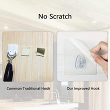 Load image into Gallery viewer, Waterproof Reusable Seamless Sticky Transparent Frosted Hooks