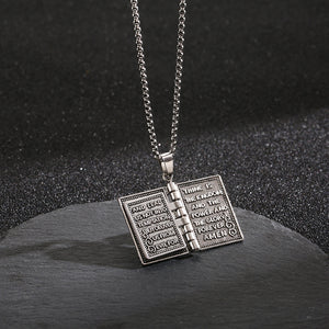 Fashion Tiny Bible Necklace