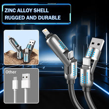 Load image into Gallery viewer, 240W 4-in-1 USB-C Fast Charging Cable