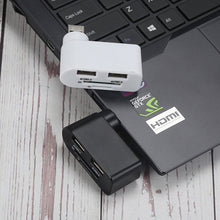 Load image into Gallery viewer, 4 i 1 roterbar USB-hub