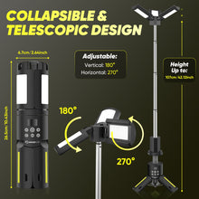 Load image into Gallery viewer, Telescopic Camping Lights with Stand