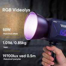 Load image into Gallery viewer, Håndholdt bærbar videolampe