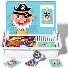 Load image into Gallery viewer, Magnetisk puslespill med byggeklosser for læring