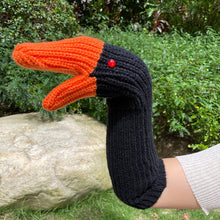 Load image into Gallery viewer, Funny Crochet Goose Mittens