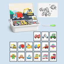Load image into Gallery viewer, Magnetisk puslespill med byggeklosser for læring