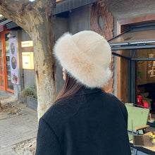 Load image into Gallery viewer, Women's Winter Faux Fur Bucket Hat