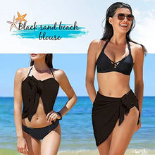 Load image into Gallery viewer, Women Shorts Beach Sarong Solid Summer Cover Ups