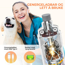 Load image into Gallery viewer, Kloklipper med integrert LED-lys og sliper