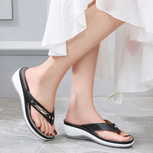 Load image into Gallery viewer, Women&#39;s Arch Support Soft Cushion Flip Flops Thong Sandals