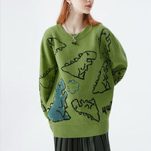 Load image into Gallery viewer, Little Dinosaur Loose Casual Sweater
