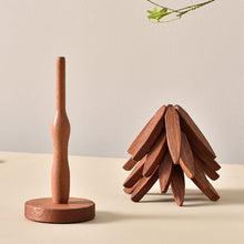 Load image into Gallery viewer, Wooden Leaves Design Coaster