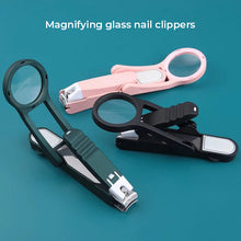 Load image into Gallery viewer, Portable Nail Scissors With Magnifying Glass