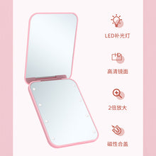 Load image into Gallery viewer, Mini LED Magnification Pocket Mirror