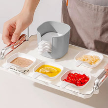 Load image into Gallery viewer, Dipping Sauce Plate &amp; Holder Set