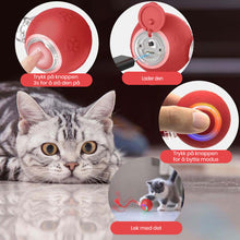 Load image into Gallery viewer, Interaktiv oppladbar ball katte- og hundeleke