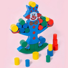 Load image into Gallery viewer, Wooden Clown Balancing Blocks