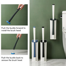 Load image into Gallery viewer, Replaceable Disposable Pad Toilet Wand