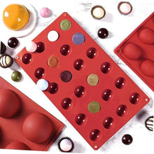 Load image into Gallery viewer, Semi Sphere Silicone Mold