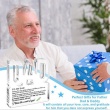 Load image into Gallery viewer, Clear Acrylic Letter Plaque For Dad