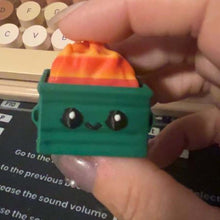 Load image into Gallery viewer, Dumpster Fire Clickie Fidget