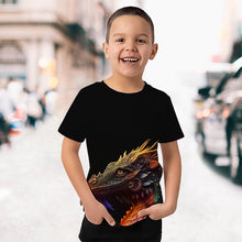 Load image into Gallery viewer, Dinosaur Print Boys Short Sleeve T-Shirt