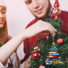 Load image into Gallery viewer, 📚✨Christmas Book Tree Ornament