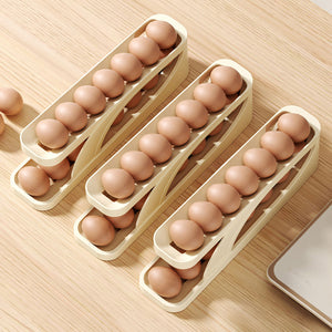 New Automatic Roll-Down Double-layer Egg Dispenser