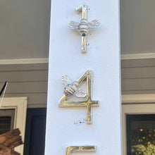 Load image into Gallery viewer, Bee House Number Sign