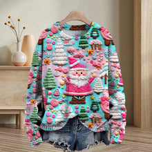Load image into Gallery viewer, Santa Knit Pullover Sweater