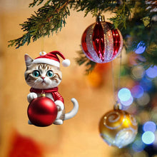 Load image into Gallery viewer, Cute Cat Christmas Decoration