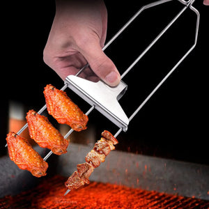 Rustfrie 3-veis grillspyd