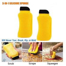 Load image into Gallery viewer, 3-in-1 Silicone Cleaning Brush