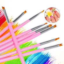 Load image into Gallery viewer, Flower Nail Art Brush Pen (8 pcs)