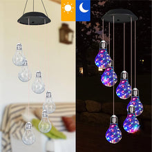 Load image into Gallery viewer, Solar-Powered LED Wind Chime Light