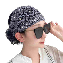 Load image into Gallery viewer, Women&#39;s Floral Lace Headwrap