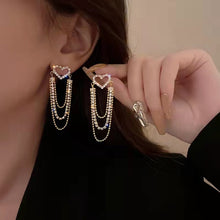 Load image into Gallery viewer, Love Tassel Earrings