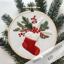 Load image into Gallery viewer, Christmas Embroidery KIT