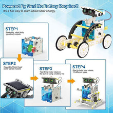 Load image into Gallery viewer, 13-in-1 Education Solar Robot Toys