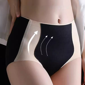Hip Lifting Color Panel Panties