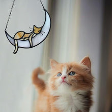 Load image into Gallery viewer, Sleeping Cat On the Moon