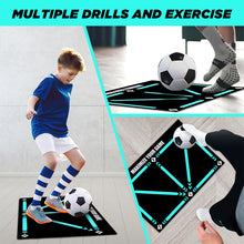 Load image into Gallery viewer, Silent Non-Slip Soccer Training Mat for All Levels