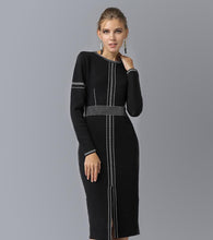Load image into Gallery viewer, Long Sleeve Knitted Dress