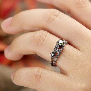 Vintage Leaf Ring